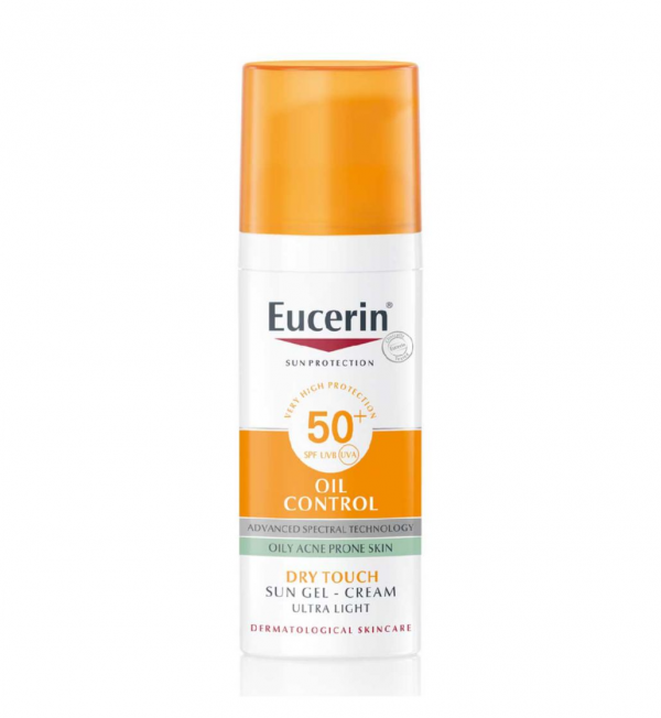 Eucerin Sun Oil Control Face Protection Sun Cream for Oily & Blemish Prone Skin SPF 50+, 50ml - Image 2