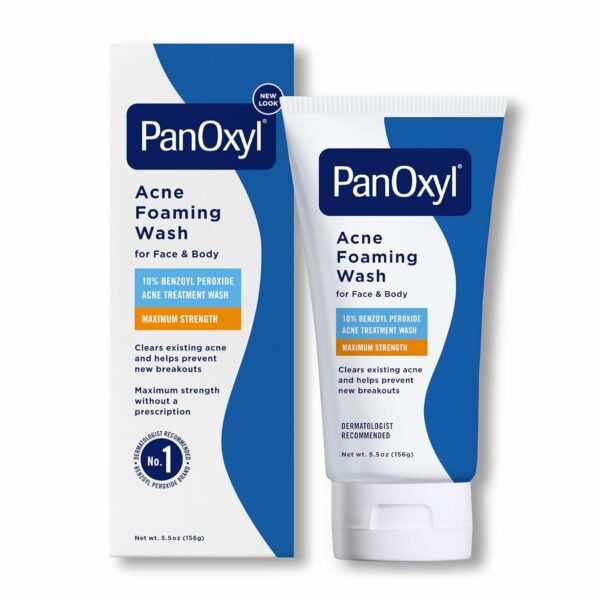 PanOxyl Acne Foaming Wash Benzoyl Peroxide 10% Maximum