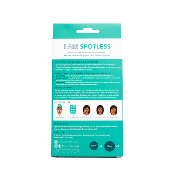 UNCOVER Pimple Patch I AM SPOTLESS - Image 3