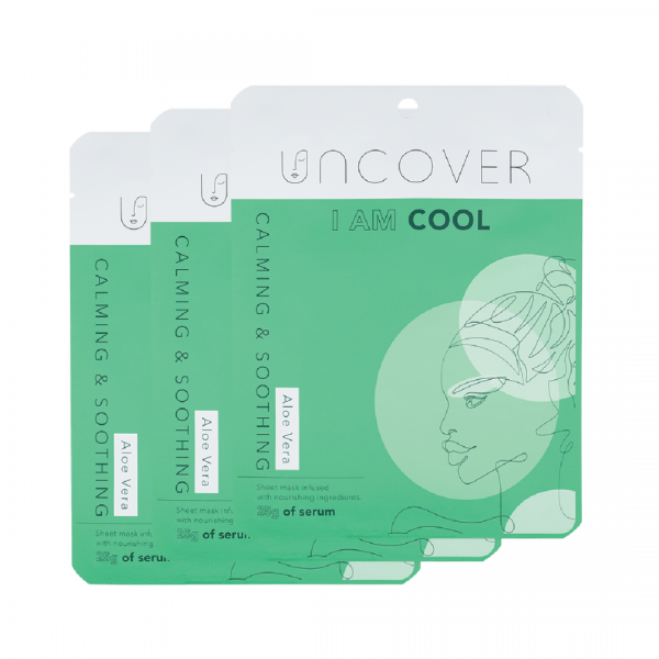 UNCOVER I AM COOL – ALOE VERA SHEET MASK