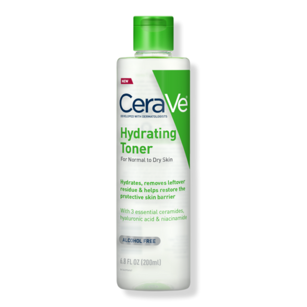 CeraVe Alcohol-Free Hydrating Toner for Sensitive Dry Skin