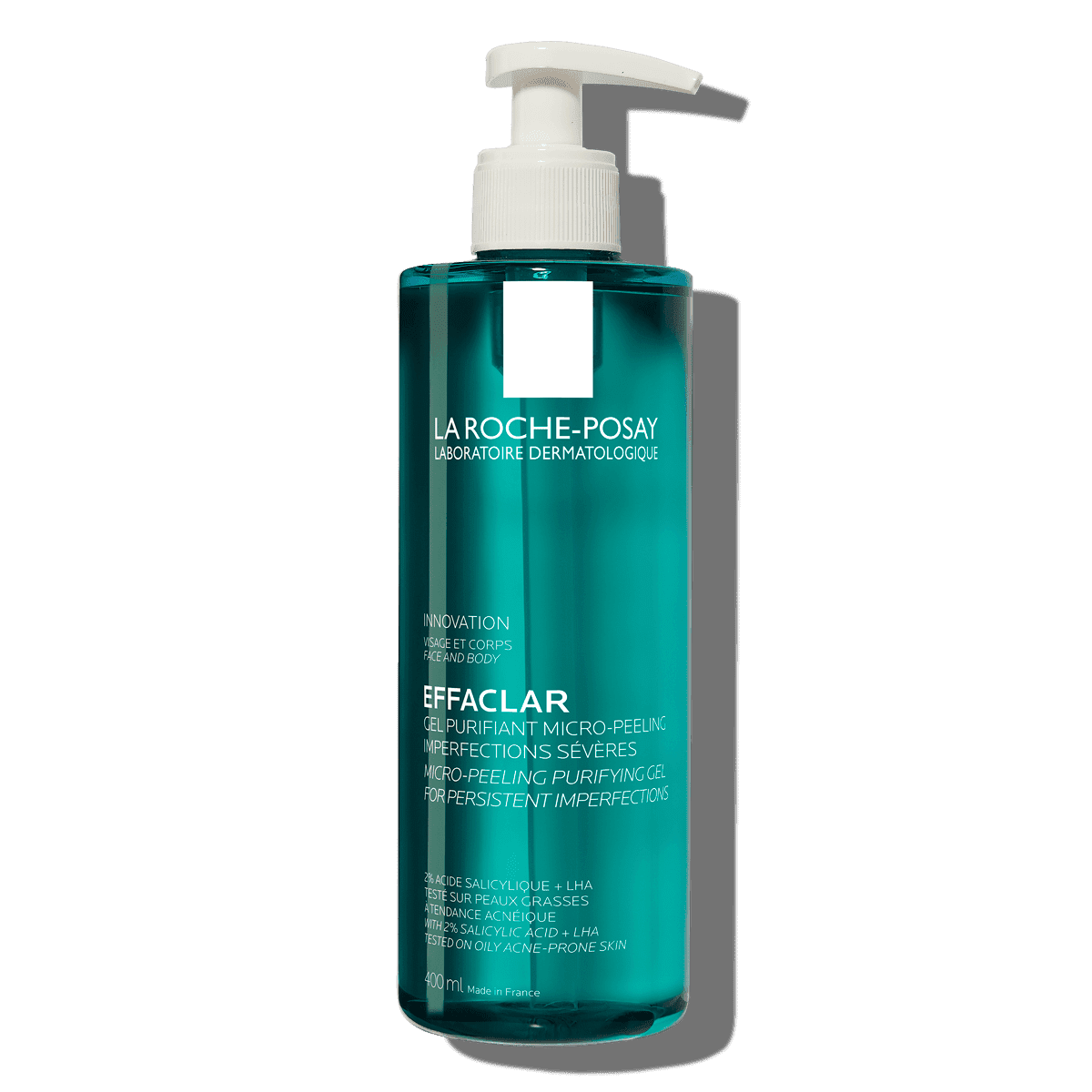 vælge Sløset At sige sandheden LA ROCHE-POSAY Effaclar Micropeeling Gel Cleanser (with Salicylic Acid for  Face & Body Acne-Prone Skin) 400ml - Beauty Square Ke