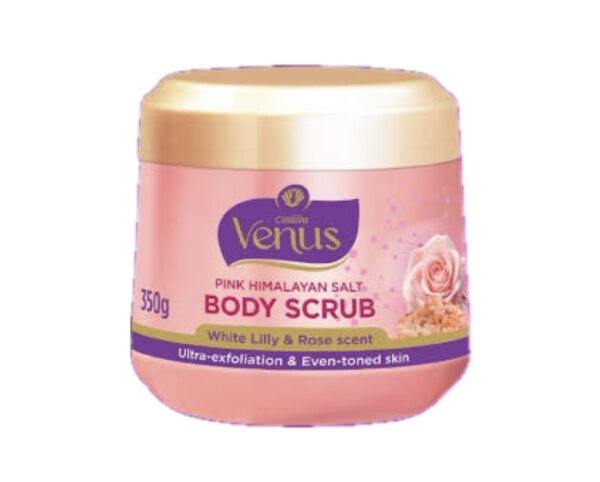 Venus Pink Himalayan Salt Body Scrub White Lily and Rose